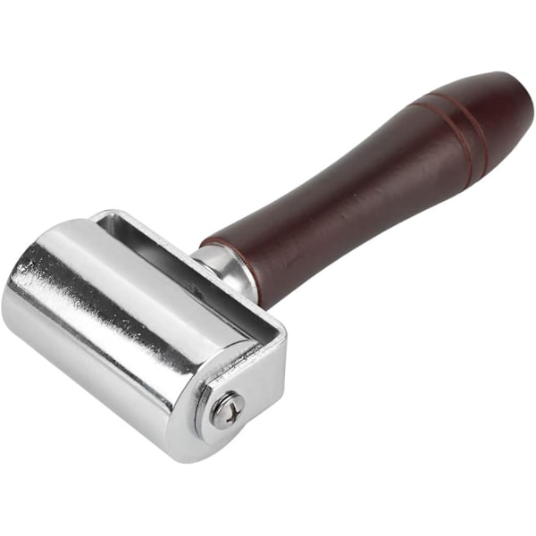 Läderpressvals, 60 mm läderpresslamineringvals kantvals läderplatta verktyg
