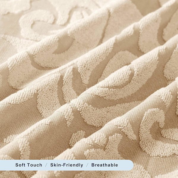 Stretch Armrest Covers, 1 Par Armstödsöverdrag med Vridstift för Armar, Armöverdrag Mjuk Polyester(Khaki)