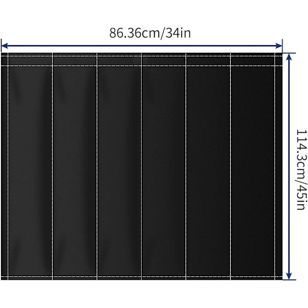 Öppen spis dragpropp filt för att stoppa värmeförlust över natten | för blockering av kall luft från öppen spisventil (45*34 tum) 45*34in