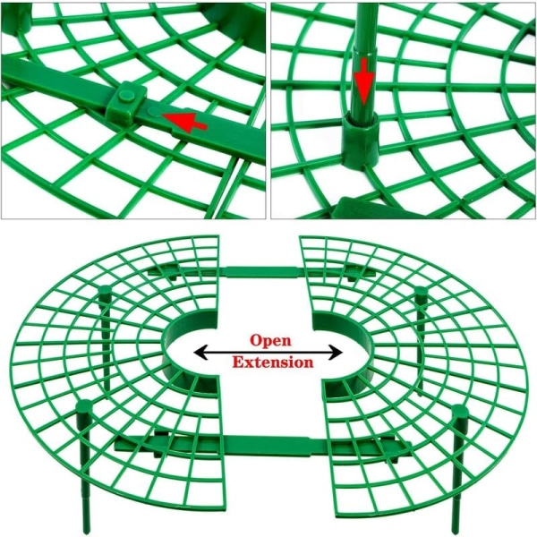 5-pack jordgubbsställ, jordgubbsplanteringsställ Jordgubbsplanteringsställ, håller frukten upphöjd, förhindrar röta och jordsmuts