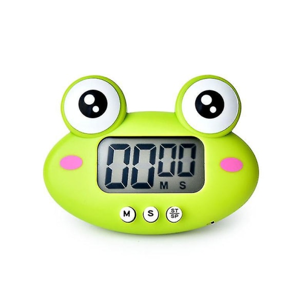 1 st Cartoon Frog LCD Digital Display Kök Matlagning Timer (grön) color 5