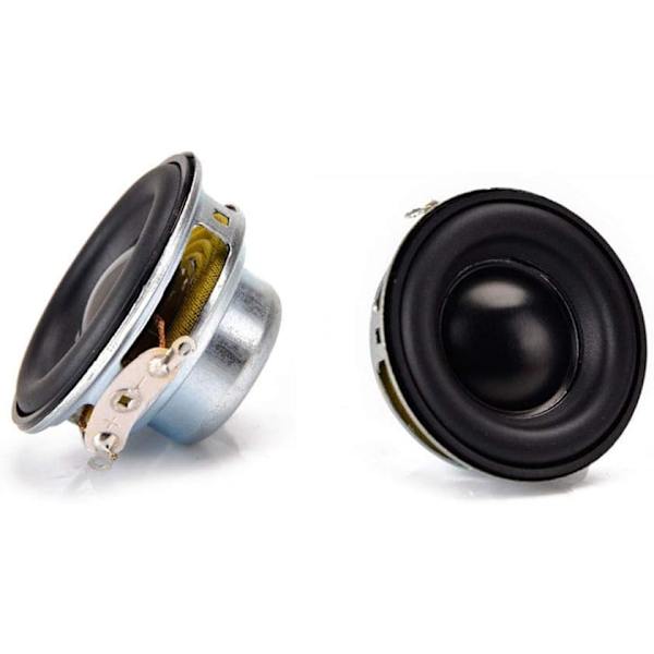 2 stycken 40mm Mini Audio Högtalare 16 Kärnor 4Ohm 5W Full Range Vattentät Hemmabio Högtalare