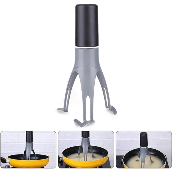 Automatisk mixer 3 hastigheter justerbar handmixer, trebent elektrisk automatisk äggvisp mixer kök automatisk mixer (svart) blue
