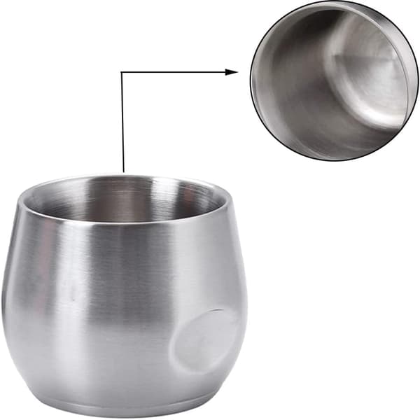Rostfritt stål mugg för barn (Silver, 150 ml) 1 st