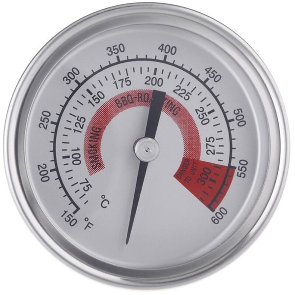 Termometer i rostfritt stål, bimetalltermometer Industriell termometer 300  grader Celsius, pannrör c758 | Fyndiq