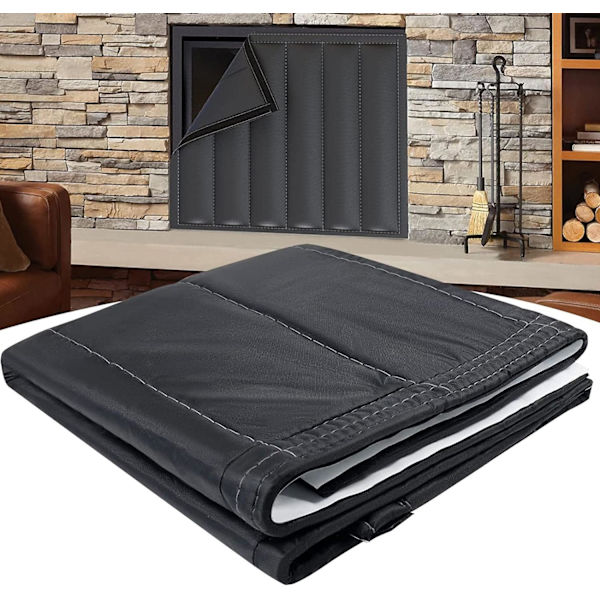 Öppen spis dragpropp filt för att stoppa värmeförlust över natten | för Block Cold Air from Fireplace Vent (51*39 tum) 51*39in