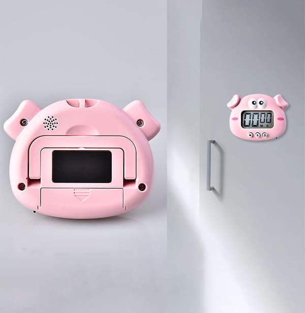 1 st Cartoon Frog LCD Digital Display Kök Matlagning Timer (kyckling) color 4