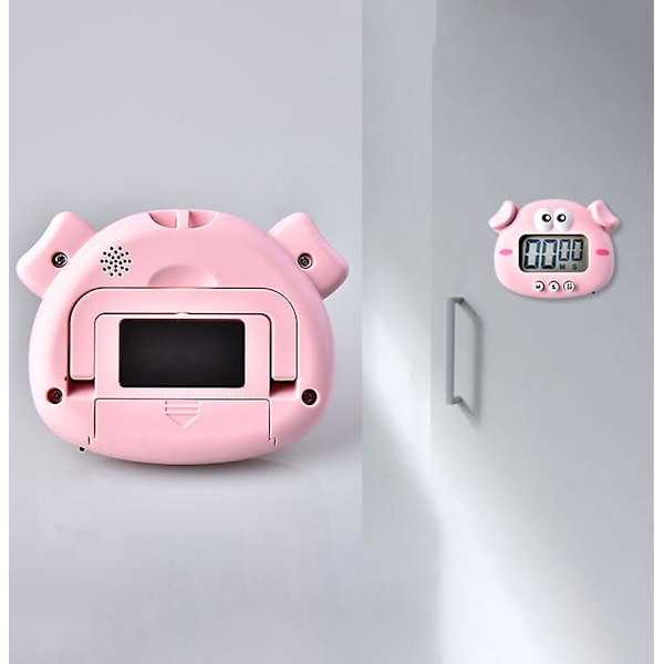 1 st Cartoon Frog LCD Digital Display Kök Matlagning Timer (Vit) color 3