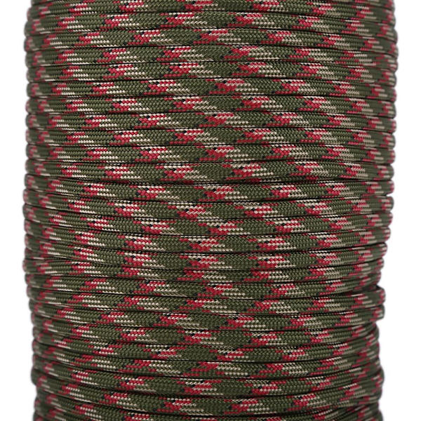 Utomhus camping paraply dragräddningspaket tält rep klätterrep 100m (djungelkamouflage) Jungle Camouflage