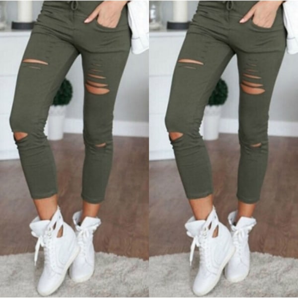 Jeans Leggings Stretch Jeggings XL - Svart