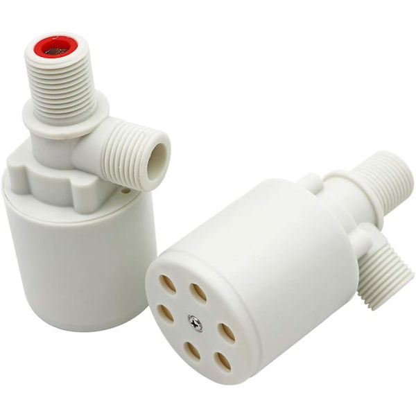 Vattennivåregleringsventil 1/2\" Automatisk påfyllningsavstängningsvatten Floatventil för fontäner Akvarium, 2-pack (1/2\")