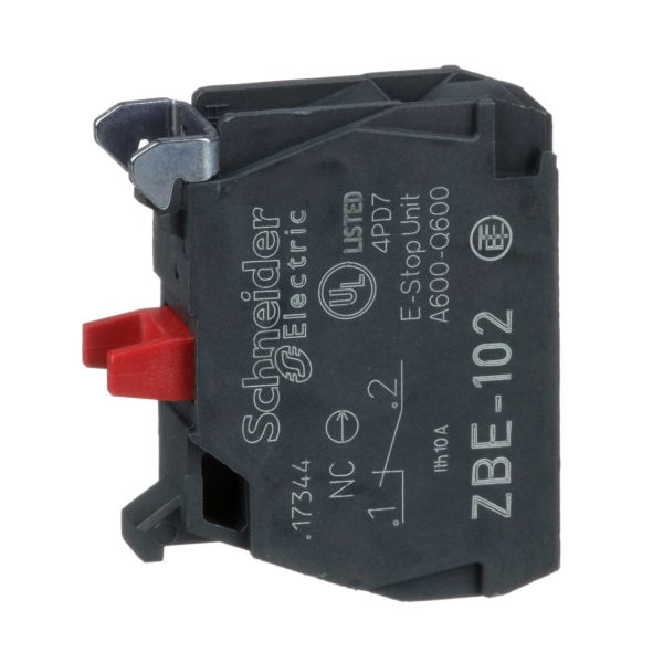 Elektrisk ZBE102 kontaktelement, knappbrytare öppnar ofta kontakter color 2