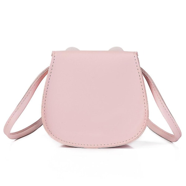 Girls Bunny One Shoulder Messenger Bag Justerbar axelremsväska (rosa) Pink