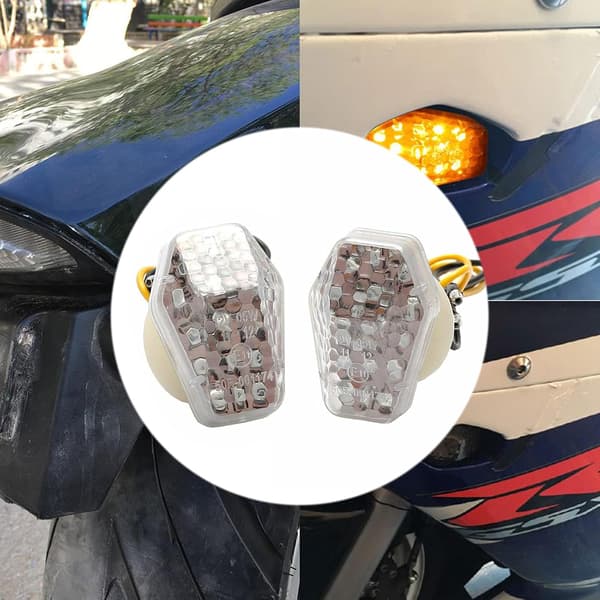 Transparent Suzuki Flush Mount Fairing Indicator Light För Gsxr 750 K1 K2 K3 K3 K5