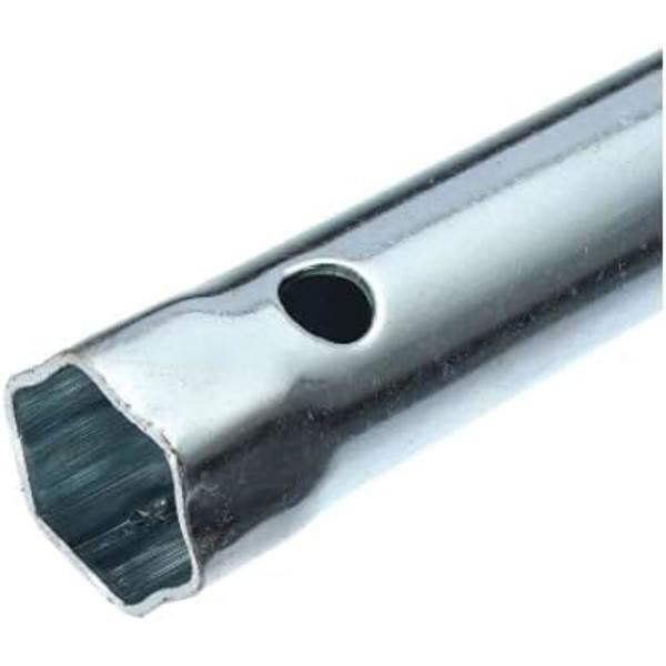 Metrisk krannyckel, dubbeländad hylsnyckel, rörformig momentstångsnyckel för kranmutterdragning 16mm-17mm