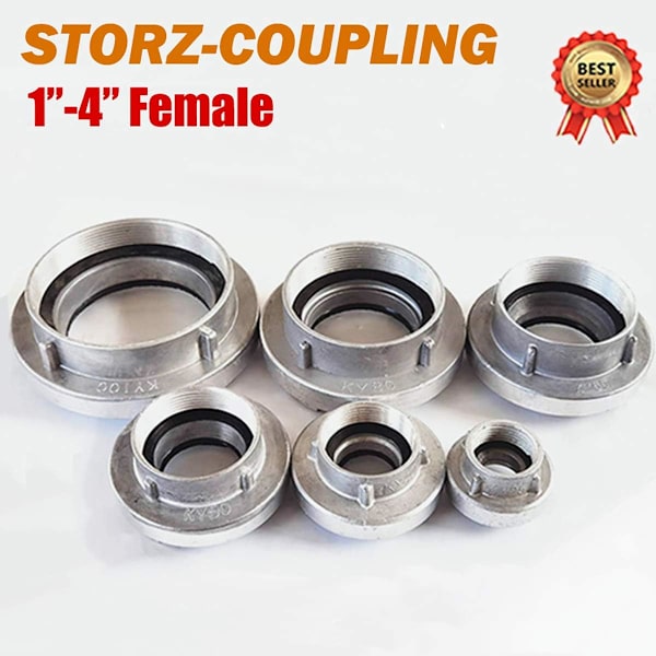 1 st Storz Reducer Inner Wire Brandkår Koppling Konstruktionsslang Industriell Slangkoppling
