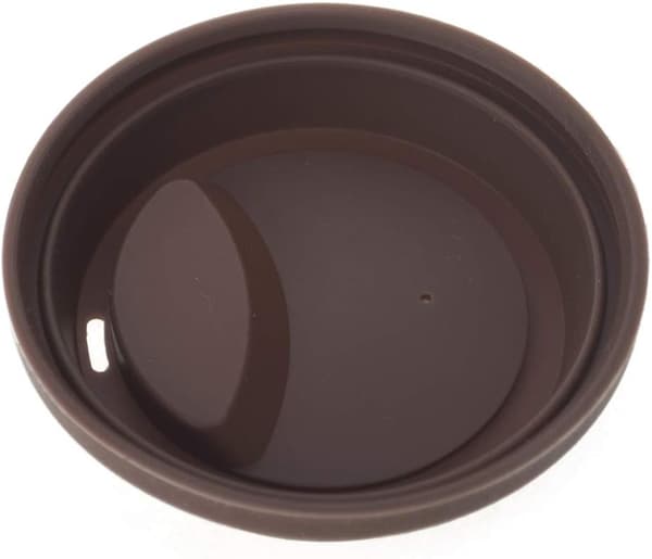 6 st Silikon Drickslock Koppar Lock, Återanvändbara Kaffe Kopp Lock (Svart) Black