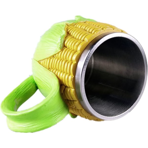 Frukt- och grönsaksmugg i rostfritt stål, tekopp för barnfest, majskolvskopp - 450 ml color 1