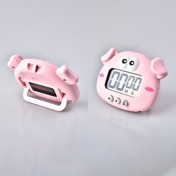 1 st Cartoon Frog LCD Digital Display Kök Matlagning Timer (Vit) color 3