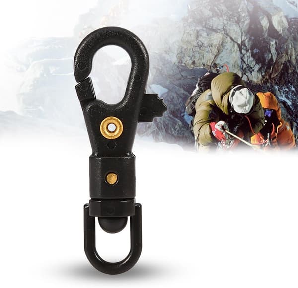 5PCS/Pack Klätterkarbinhakar Klipp Mini SF Snap Klippkrok EDC Taktisk Överlevnadsutrustning