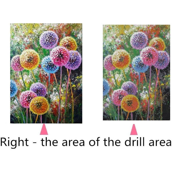 Diamond Art Painting Kit Full Diamond Cartoon Canvas Diamond Rhinestone Crystal Gem Picture Art Painting By Number Kit