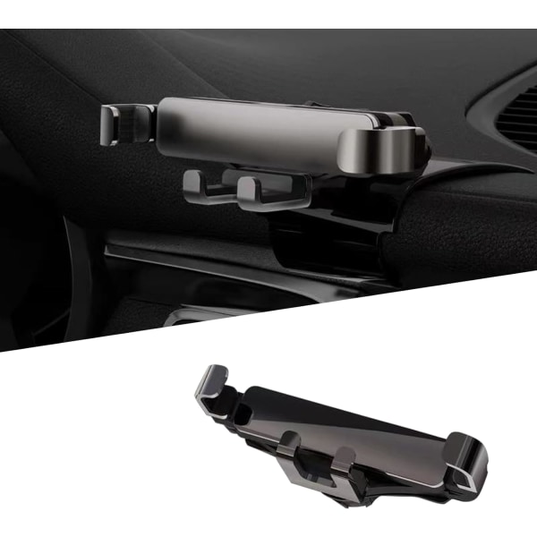 Biltelefonhållarfäste för bilventil, justerbar mobilhållare för automatisk låsning, uppgradering av gravity biltelefonhållare
