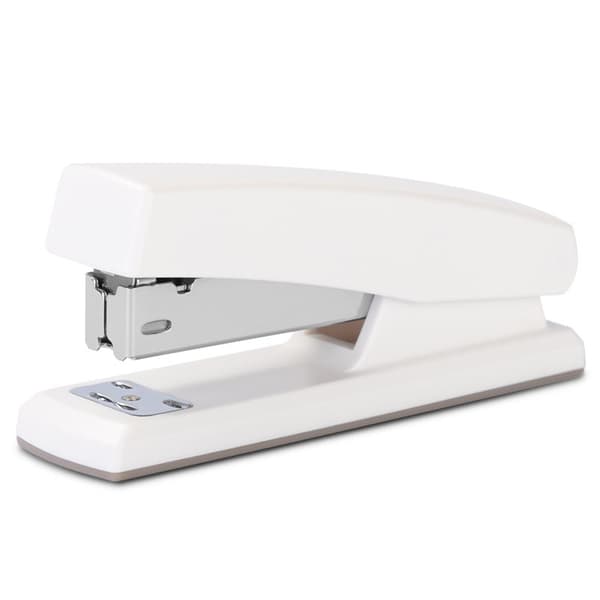 Skrivbordsstapler, kontorsstapler, häftagningsborttagare, vit