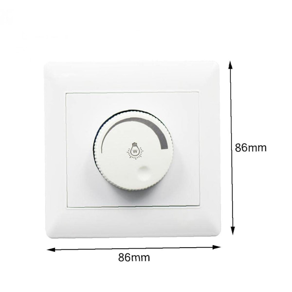 Vriddimmer 250V Controller LED-ljus Dimmerbrytare Lampa Belysningstillbehör