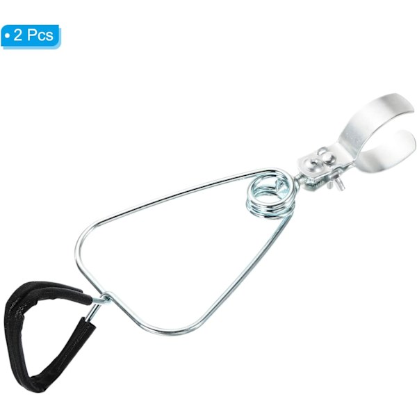Klämma för kupollampa, 2-pack flexibel klämma för kupollampa för keramisk värmelamphållare infraröd värmeemitterare reflektor