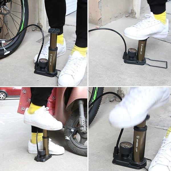 Högtryckscykelpump MTB Cykel Luftpump Bärbar Pump