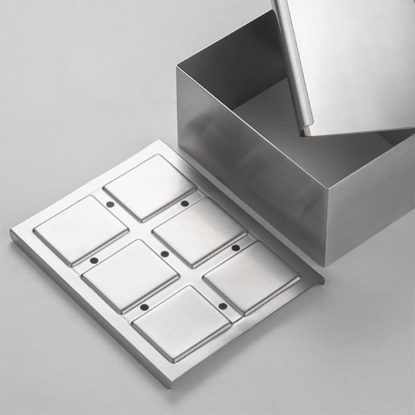 Rostfri Tofu Press Form Set i livsmedelskvalitet 304 - DIY Tofu Rivjärnsform Köksverktyg(S) s