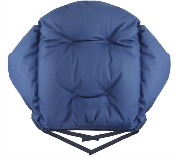 Varmt sätesöverdrag med en tjock stolsdyna (Djupblå 4 hål) Blue