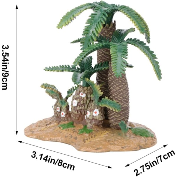 Simulerad palmträd simulerad växt scen konstgjord plast modellträd simulerad palmträd miniatyrmodell simulerad växt