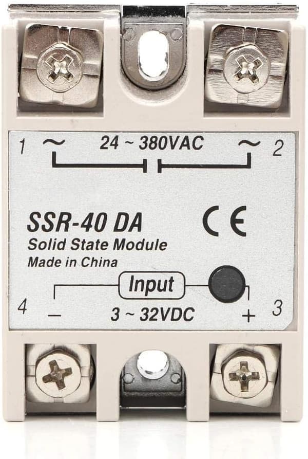 Smart PID-temperaturregulator, digital Rex-C100 temperaturregulator + 40A halvledarrelä