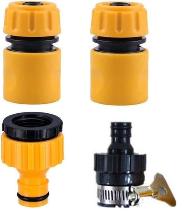 Slangkoppling Snabbkoppling 1/2\" Slang Snabbkoppling (4-pack)