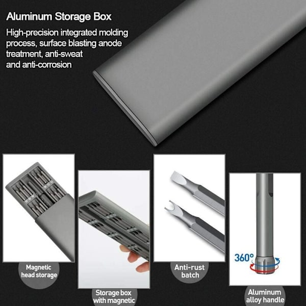 iPhone Precision Screwdriver，48pcs Mini Steel Mobile Phone Repair Screwdriver Kit for S2 Tool, Cell Phone Model, Camera, Computer