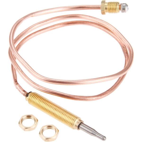 24\" Gas Termoelement Kit, M8x1 Tråd Universell Termoelement Temperatursensor för BBQ Grill, Eldstad(600mm, M8x1)