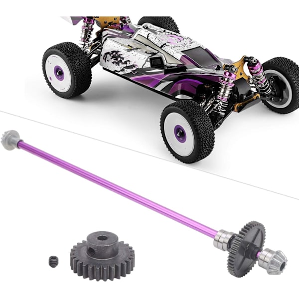 8,4 tums 56 g metallskala 1:12 RC central drivaxel tillgänglig för WLtoys 124018 124019 RC modellbil