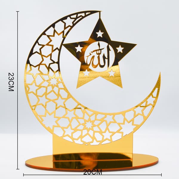 Eid Mubarak Dekor Ramadan Prydnad