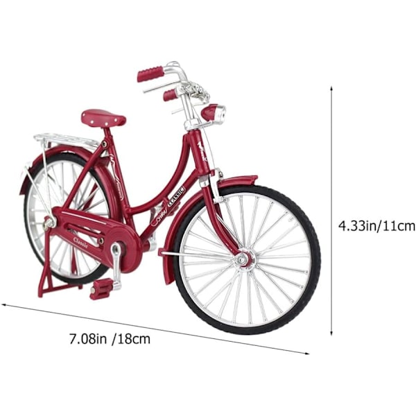 Samlarobjekt för cykelentusiaster cykelmodell 1/10 skala legering simulerad cykling cykel dekoration retro cykelmodell