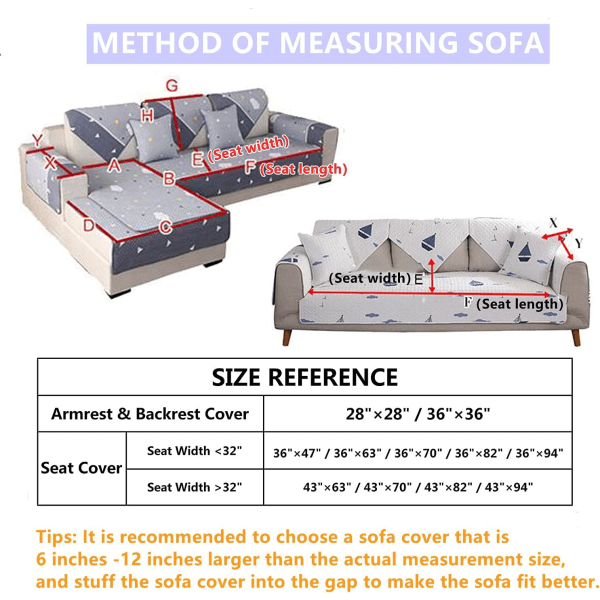 Modern soffaöverdrag, sofföverdrag, sektionssoffaöverdrag, fönsterkuddematta, halkfri sofföverdrag för husdjur barn (kaffe, 36x82in)