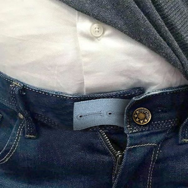 4 st 8,5x3,5 cm byxutvidgare byxutvidgare för graviditet män kvinnor jeans (4 färger)