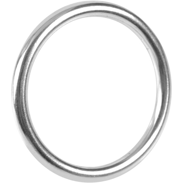 Rostfritt stål O-ring marin polerad cirkel för båtcamping hundkoppel nycklar (6*40 mm) 6*40mm