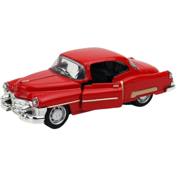 Klassisk legering coupé retro bil stil modell, 1/32 skala gjutmodell leksaksbil modell serie dekorativa prydnader, mini bil foto rekvisita