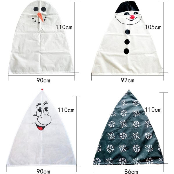 2-pack julväxter Frostsäker trädgårdsfleece växtskydd Trädgårdsfleece, vinterfrost trädgårdsväxthuspåse, morötter color 2