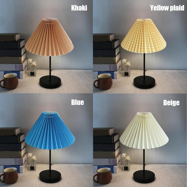 Lampskärm Tyg Lampskärm Lampskärm för bordslampor eller pendel 24*16cm (Gul)  da6a | Fyndiq