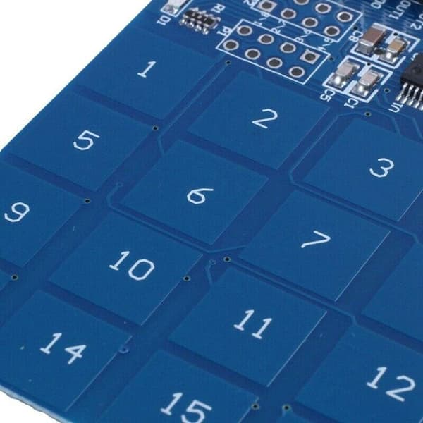 TTP229 16-kanals digital kapacitiv omkopplare peksensor modul