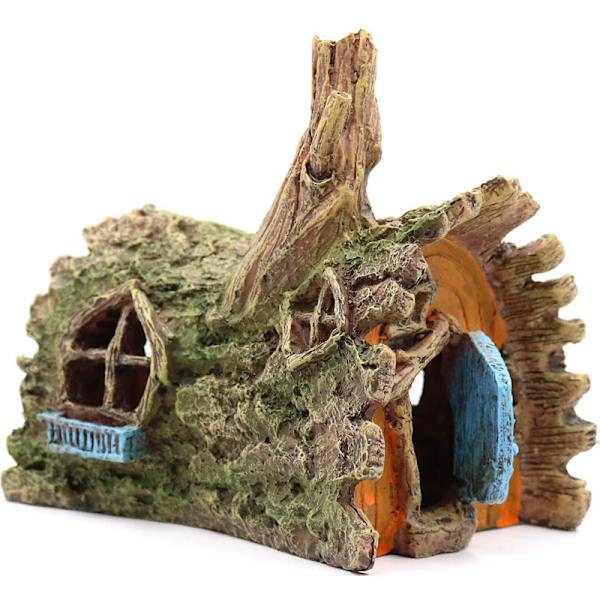 Akvarium Ornament Akvarium Prydnader Harts Grott Rhino Skalle Prydnader Lämpliga för Akvarium Tillbehör