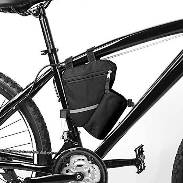 Cykel Triangelväska, Hållbar Snabbfrigörande Cykelförvaringsväska Cykelramväska Cykel Överrörsväska