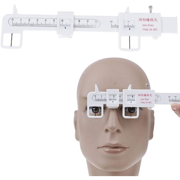 Mät optisk Vernier PD-linjal Pupillavståndsmätare Eye Oftalmiskt verktyg